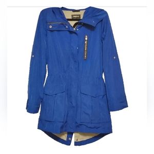 Mackage Blue Rain Coat / Trench Coat